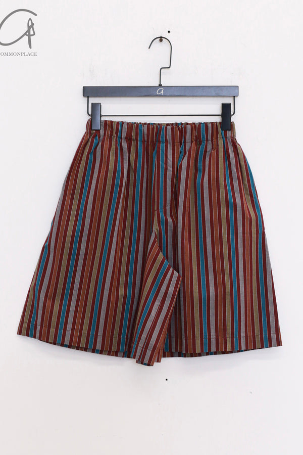 BASERANGE 25 Early Spring STAVE Shorts BAS-SHST-PO-SP25-DTW Multi-Stripes